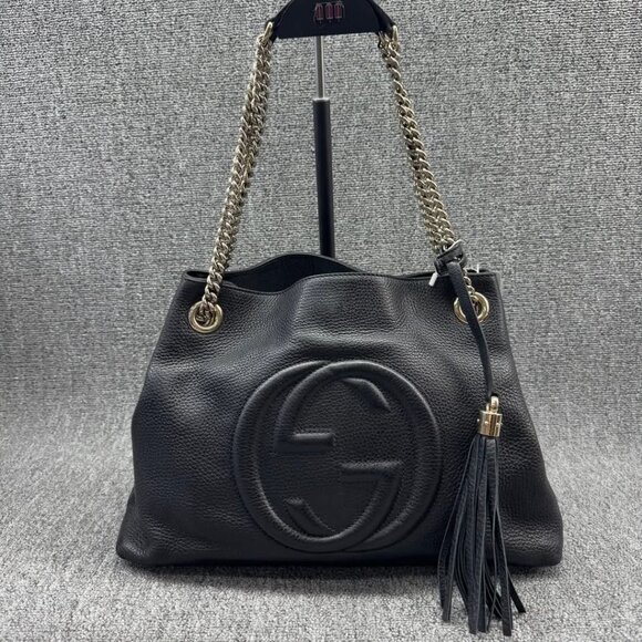 Gucci Soho Leather Shoulder Bag 680-040925 - Picture 2 of 16